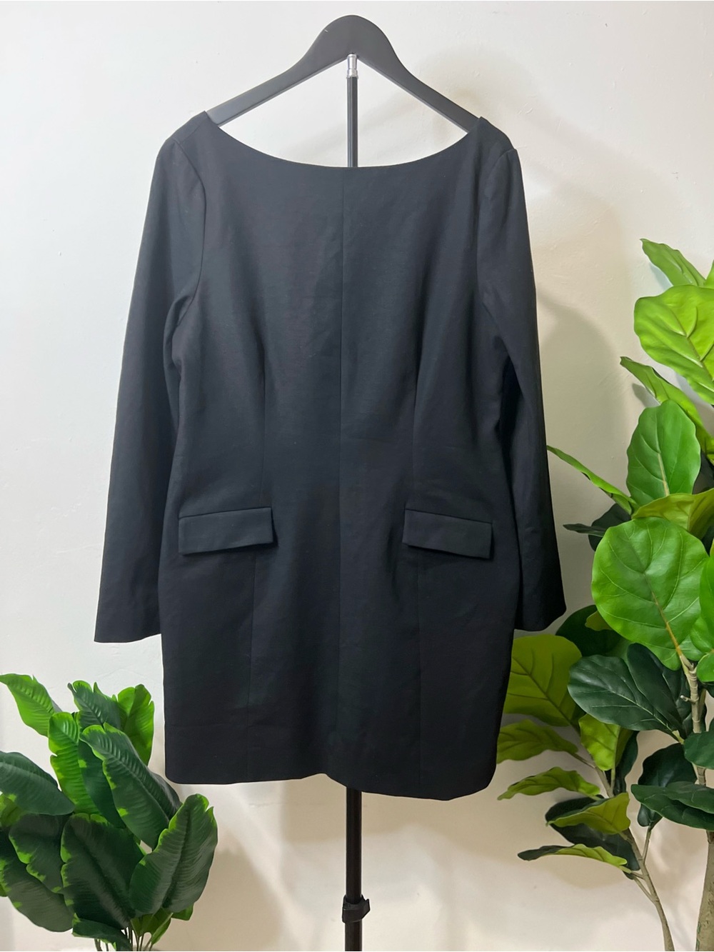 NWT KBB by Kahlana Black Sheath Dress Size 14 Office Career Quiet Luxury
